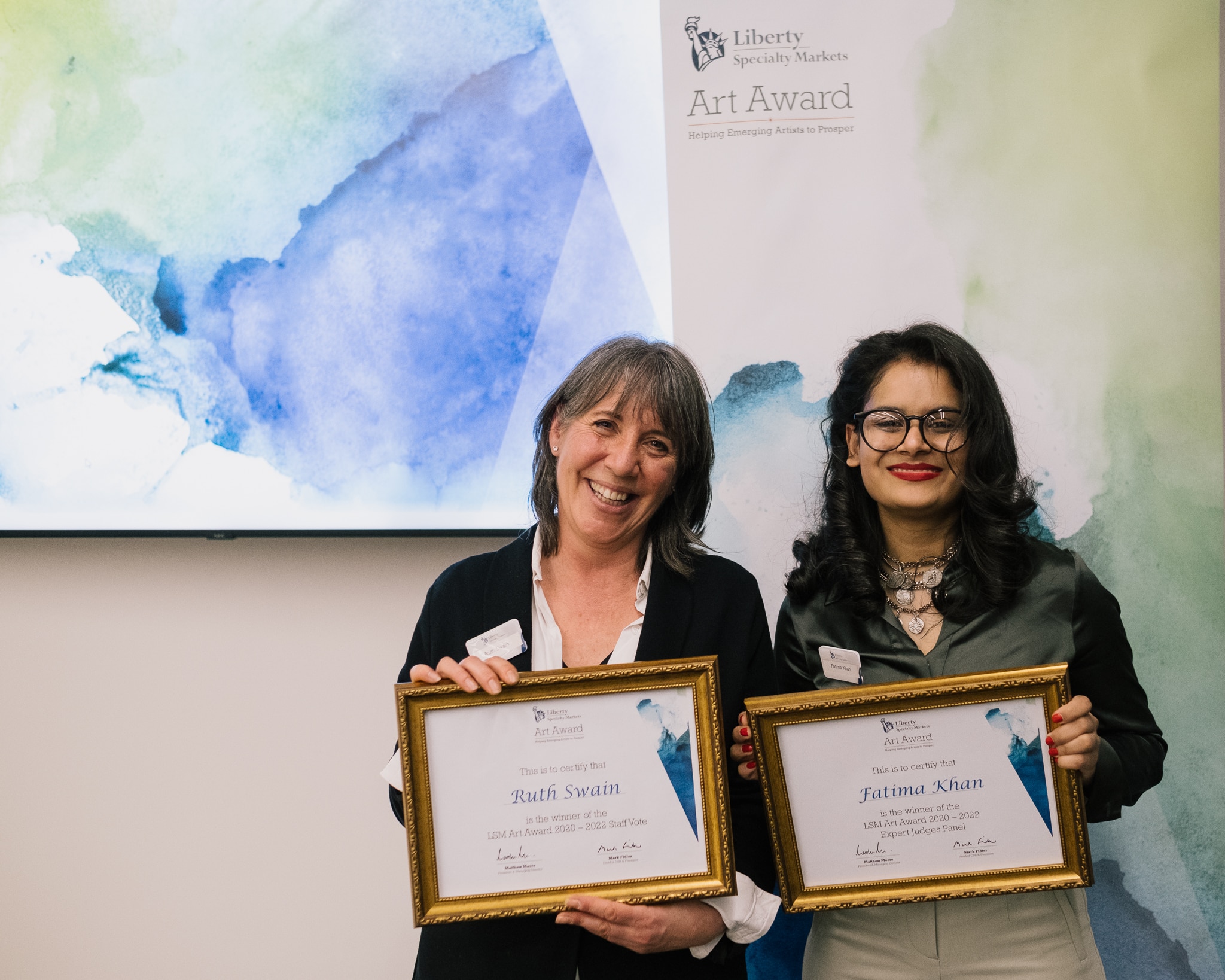 Liberty art award winners